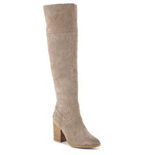 Incaltaminte Femei Steve Madden Saudy Wide Calf Over The Knee Boot Taupe
