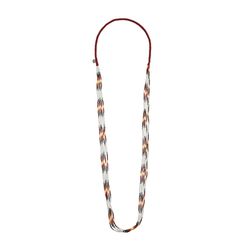 Chan Luu Multi Strand Stretch Seed Bead Necklace White