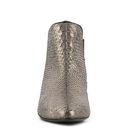 Incaltaminte Femei Giuseppe Zanotti Metallic Reptile Embossed Bootie Silver