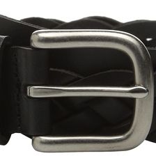 Fossil Mystery Braid Belt Black
