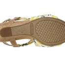 Incaltaminte Femei Aerosoles Plush Pillow Printed Wedge Sandal White