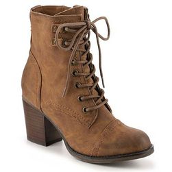 Incaltaminte Femei Madden Girl Westmount Combat Boot Cognac