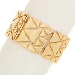 Ralph Lauren Triangular Flex Bracelet GOLD