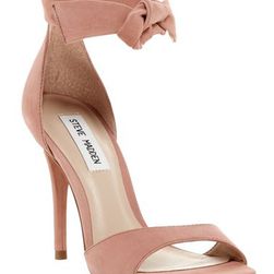 Incaltaminte Femei Steve Madden Bowwtye Heel Sandal PINK