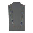 Bijuterii Femei LAUREN Ralph Lauren Under the Sea 2 Row Rectangular Stone Bead Necklace GoldMulti