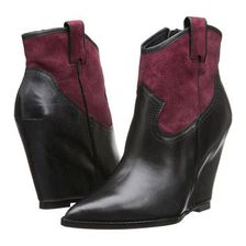 Incaltaminte Femei Ash Jude BlackBordeaux Box Calf