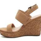 Incaltaminte Femei Adrienne Vittadini Croome Wedge Sandal Nude