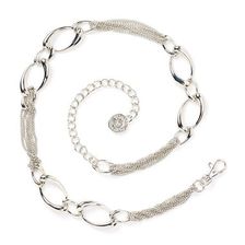 Accesorii Femei AK Anne Klein Chain Lion Head Logo Drop Belt NKL