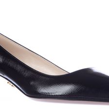 Prada Pumps High Heel Saffiano Black