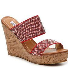 Incaltaminte Femei 2 Lips Too Too Hazel Wedge Sandal Red