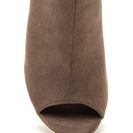 Incaltaminte Femei CheapChic Not A Peep Faux Nubuck Booties Taupe