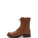 Incaltaminte Femei CheapChic Fashion Operation Combat Boots Cognac