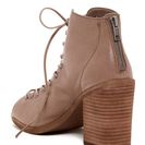 Incaltaminte Femei Steve Madden Tempting Lace Bootie STONE LEATHER