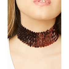 Bijuterii Femei Forever21 Sequin Stretch Choker Brown
