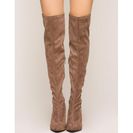 Incaltaminte Femei CheapChic Thighs The Limit Boot TaupeKhaki