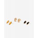 Bijuterii Femei CheapChic Amber Love 3pair Stud Earring Set Multi-Dark