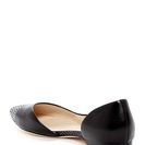 Incaltaminte Femei Cole Haan Amalia Snake Embossed Cap Toe Skimmer - Wide Width Available BLACK-SNK