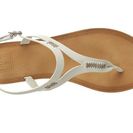 Incaltaminte Femei Frye Ruth Whipstitch Sandal White Smooth Full Grain