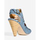 Incaltaminte Femei CheapChic Shaky-s Rock Solid Bootie Med Wash Denim