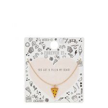 Bijuterii Femei Forever21 Pizza Charm Necklace Goldmulti