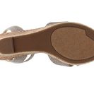 Incaltaminte Femei GUESS Madolyn Glitter Wedge Sandal Champagne