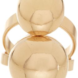14th & Union Dome Ring Set of 2 - Size 7 GOLD