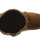Incaltaminte Femei Minnetonka Mid Calf Inside Zip amp Studs Dusty Brown