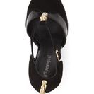 Incaltaminte Femei Jeffrey Campbell Lucetta Studded Platform Pump Women BLACK- GOLD SUEDE