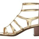 Incaltaminte Femei LAUREN Ralph Lauren Madge Ralph Lauren Gold Metallic Kidskin