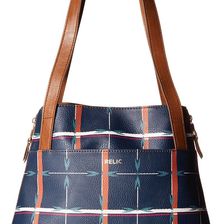Relic Emma Tote Navy Plaid
