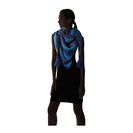 Accesorii Femei Echo Design Float Stitch Triangle Scarf Ultra Marine