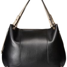 Gabriella Rocha Mariya Color Block Tote with Zipper Detail Black/Taupe