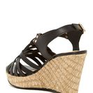 Incaltaminte Femei Top Guy Lucky Strappy Woven Wedge Sandal BLACK