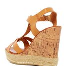 Incaltaminte Femei Nature Breeze Pati Wedge Sandal CAMEL PU