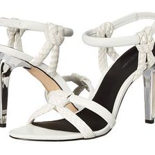 Incaltaminte Femei Calvin Klein Naya Platinum White Laquered SnakeLeather