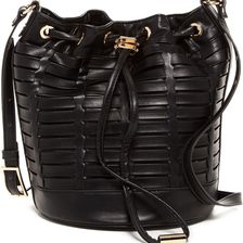 Steve Madden Leanna Horizon Bucket Bag BLACK