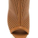 Incaltaminte Femei CheapChic Pleased As Punch Perforated Booties Tan