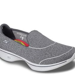 Incaltaminte Femei SKECHERS GOwalk 4 Super Sock 4 Slip-On Sneaker Grey
