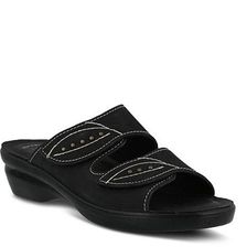 Incaltaminte Femei Flexus by Spring Step Aterie Wedge Sandal Black