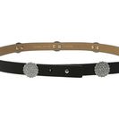 Bijuterii Femei Kate Spade New York 34quot Lamb Panel with Disco Ball Rivets All Around BlackCrystalNickel