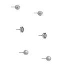 Bijuterii Femei GUESS Silver-Tone Fireball Stud Earrings Set silver