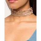 Bijuterii Femei CheapChic Multi Beaded Suede Choker TaupeKhaki