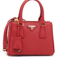 Prada Saffiano Lux Galleria Bag FUOCO