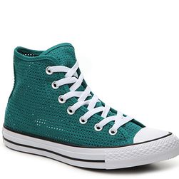 Incaltaminte Femei Converse Chuck Taylor All Star Perforated High-Top Sneaker - Womens Turquoise