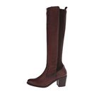 Incaltaminte Femei Frye Janis Gore Tall Dark Brown Buffalo Leather