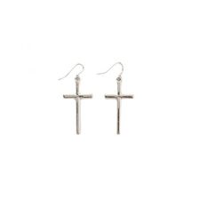 Bijuterii Femei Forever21 Cross Drop Earrings Silver