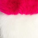 Accesorii Femei Free Press Two-Tone Faux Fur Oblong Scarf WHITE-HOT PINK