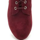 Incaltaminte Femei CheapChic Work To Play Faux Suede Chunky Booties Burgundy