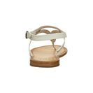 Incaltaminte Femei Frye Ruth Whipstitch Sandal White Smooth Full Grain