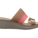 Incaltaminte Femei Crocs Color Block Wedge Bronze